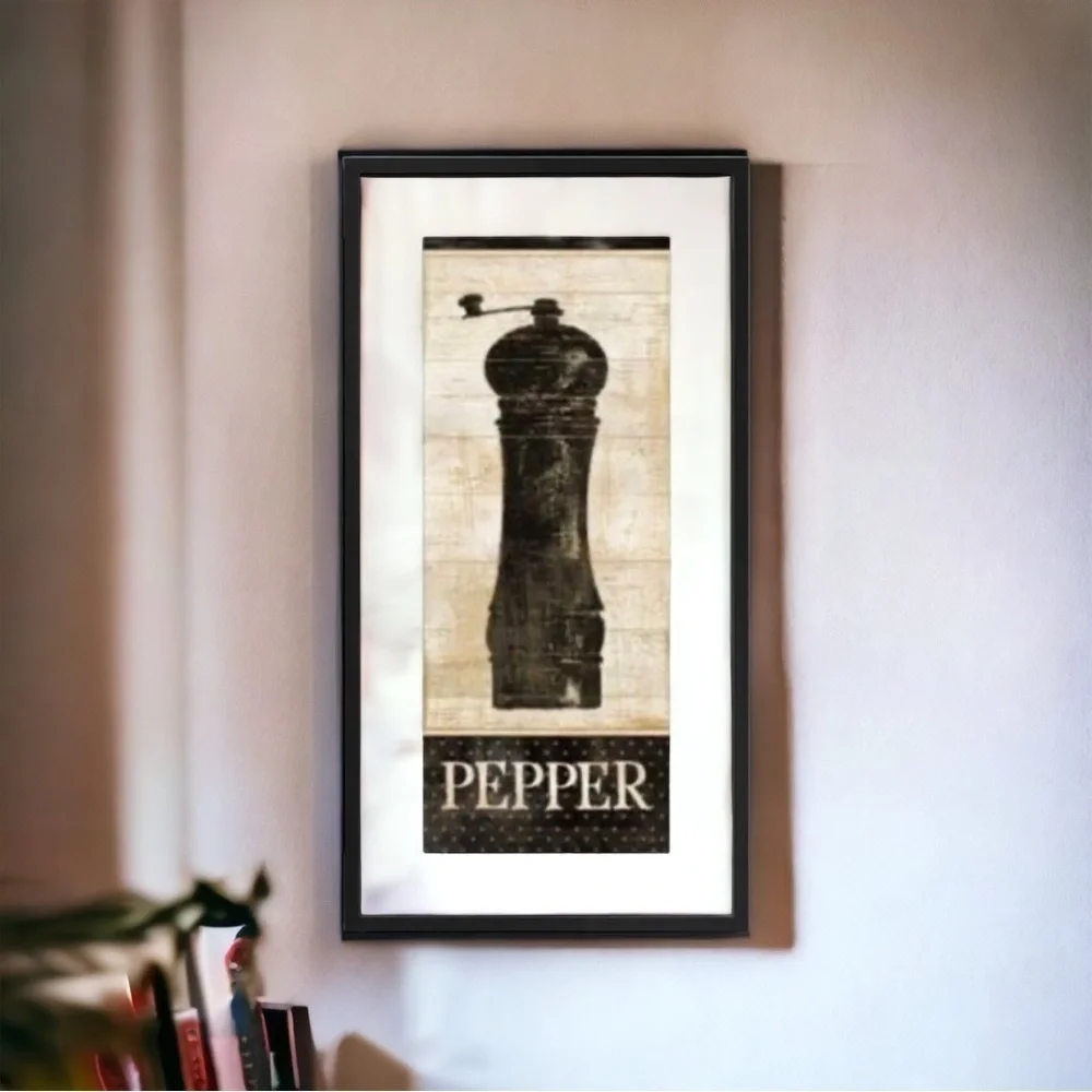 Framed Pepper Print by Daphne Brissonnet
